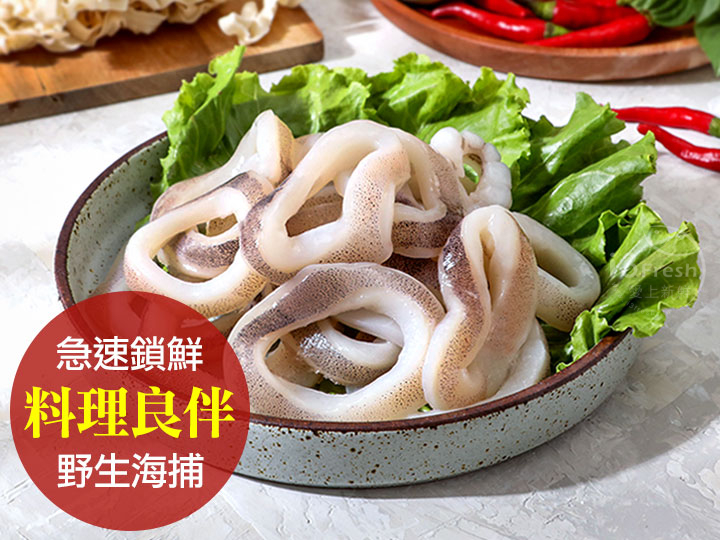 鮮凍特選魷魚圈